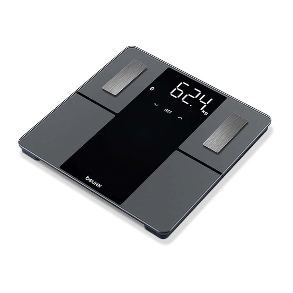 Beurer BF 500 BT Super Black Edition Bilancia Diagnostica Elegante con Funzione Bluetooth