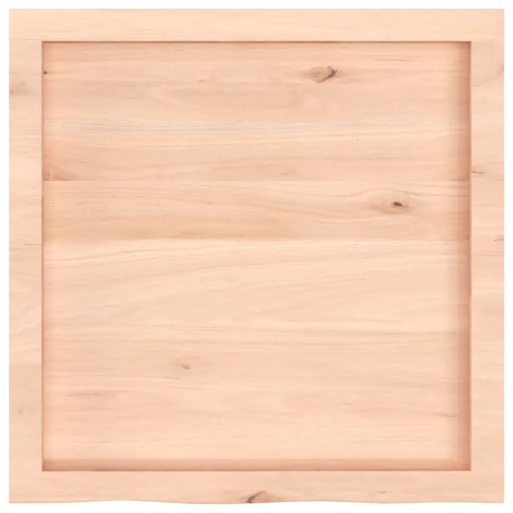 Ripiano a Parete 60x60x(2-4) cm Massello Rovere Non Trattato 363534