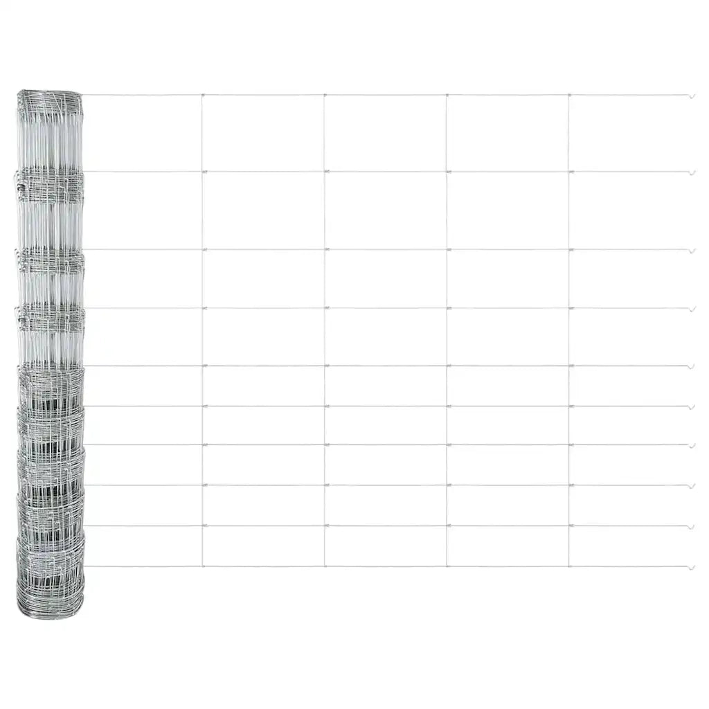 Palo della recinzione Zincato 25 x 1,2 m Acciaio