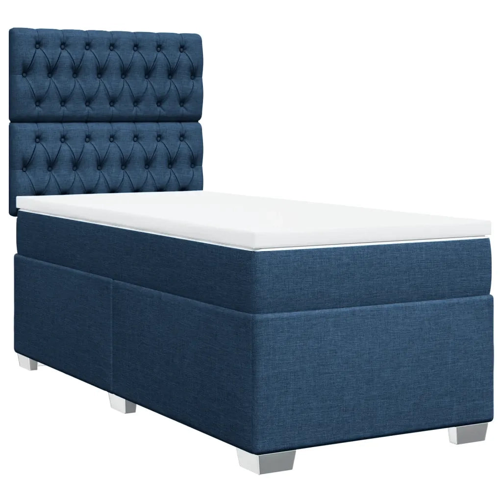 Giroletto a Molle con Materasso Blu 80x200 cm inTessuto 3290328