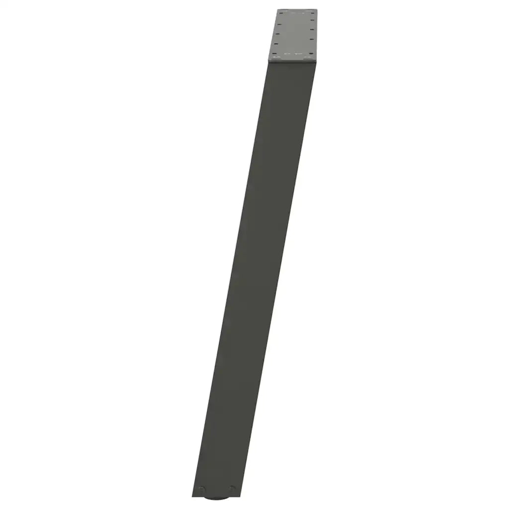 Gambe per tavolo da pranzo forma U 2 pz Antracite 80x(72-73) cm 4012798