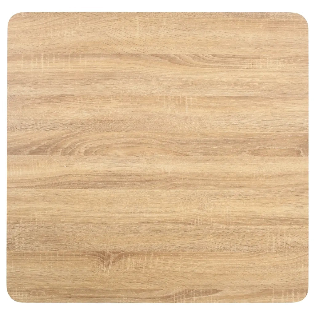 Tavolo da Bistrot Marrone Chiaro 80x80 cm in MDF 286432