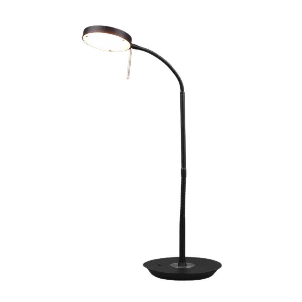 Lampada da scrivania MONZA nera LED 12W dimmer Trio