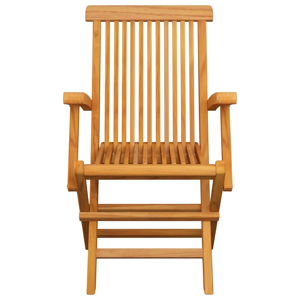 Sedie da Giardino con Cuscini Verdi 2 pz Legno Massello di Teak 3062492