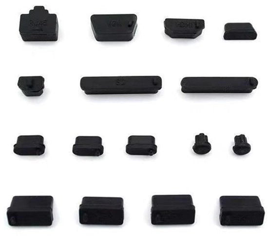 Set di 16 Stuzzicadito per USB A con Silicone