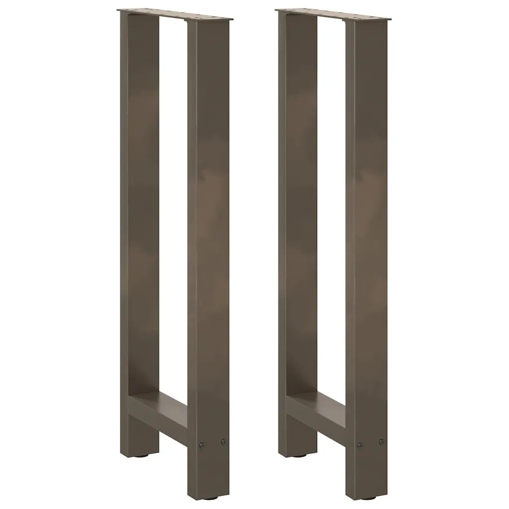Gambe per tavolo da bar naturale 2 pz 50x(100-101) cm 4013343