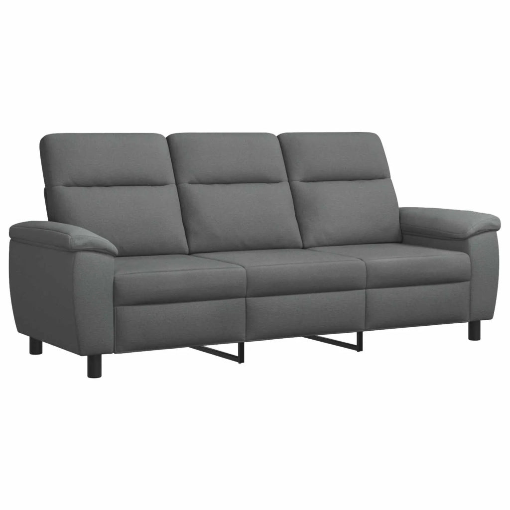 Set di divani 2 pcs Grigio Scuro Tessuto 3430621