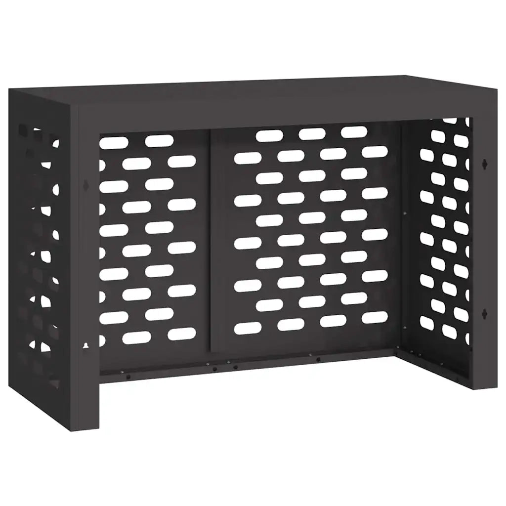 Copertura per condizionatore d'aria Nero 90 x 40 x 60 cm 865890