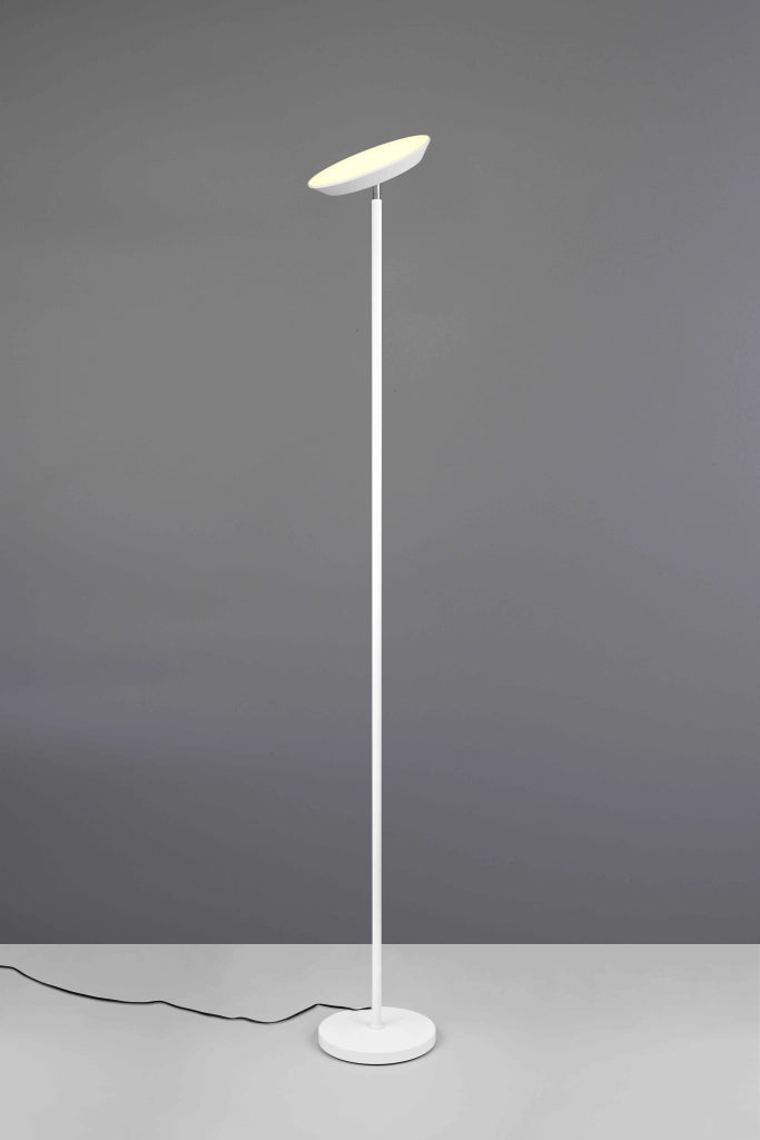Piantana LED, metallo, bianco, H 180 cm, Specter