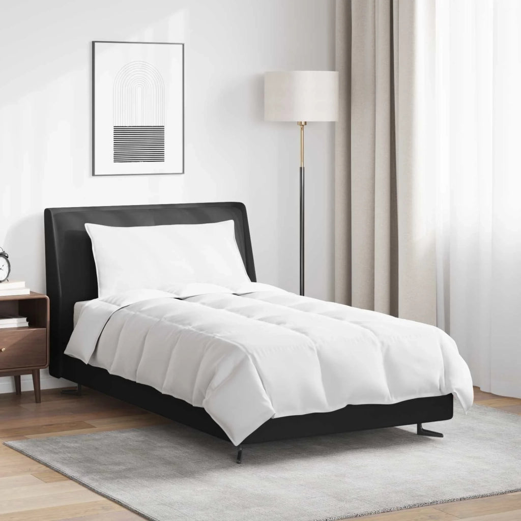 Piumone | Duvet Invernale con cuscino 2 pz Bianco Piuma d'anatra