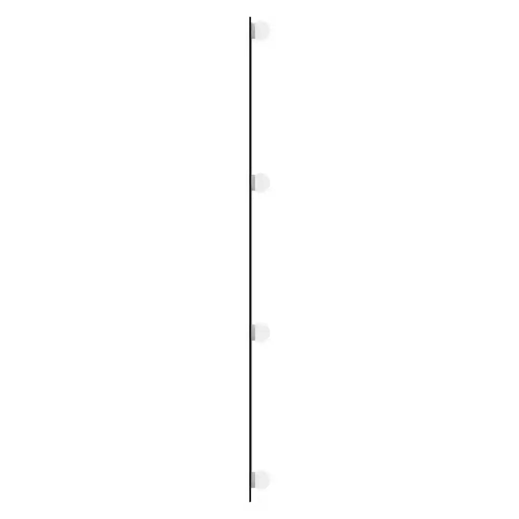 Specchio da Parete con Luci LED-Specchio a Muro-Specchio Decorativo 30x100 cm Vetro Rettangolare
