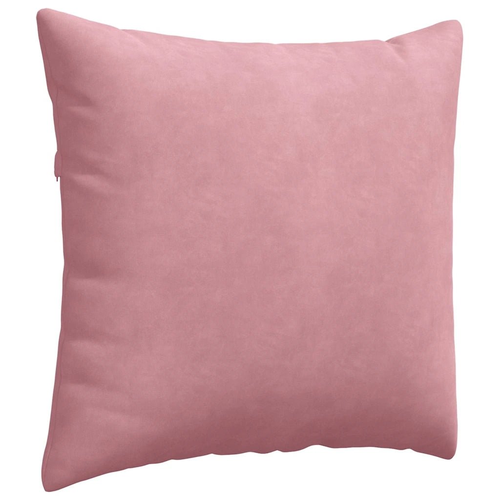 Cuscini da Divano 2 pcs Rosa 45 x 45 cm Tessuto in Cords 42013932