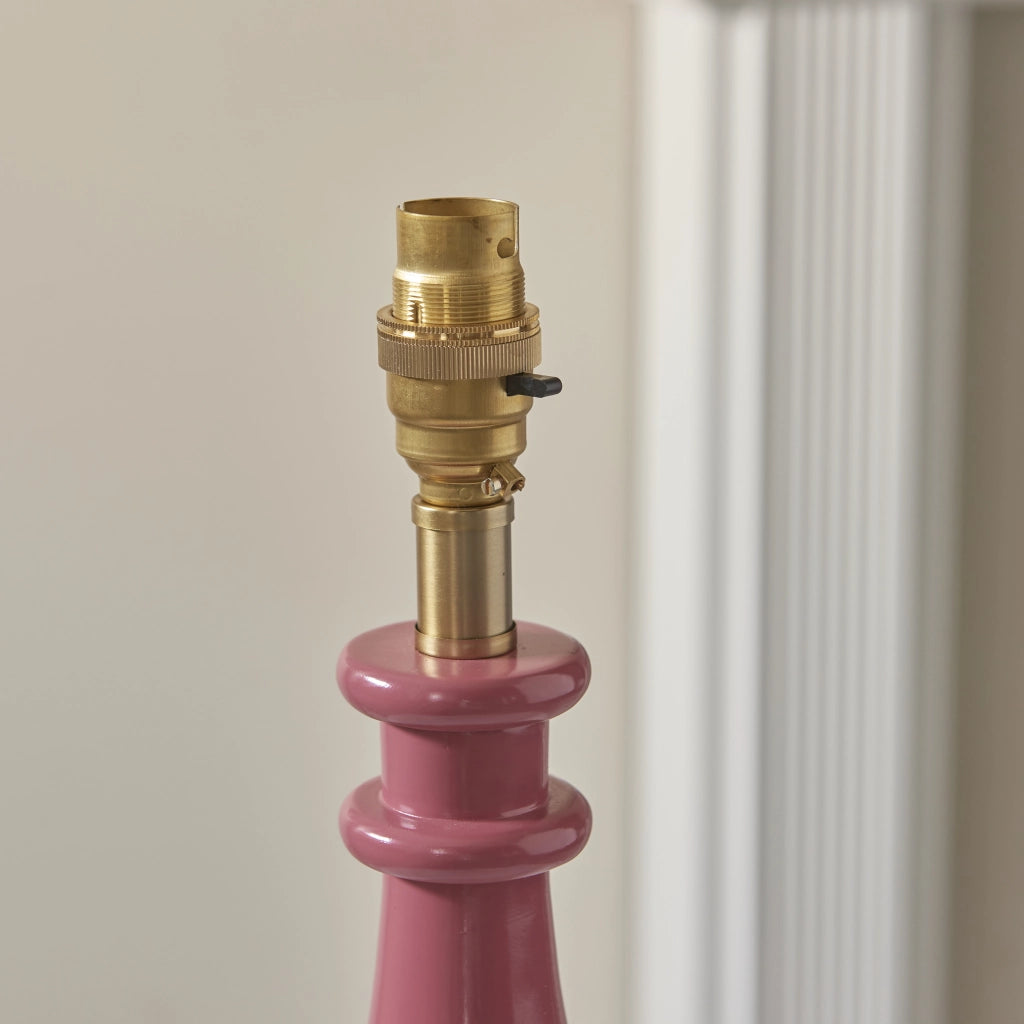 Base lampada da tavolo resina rosa Myrtle Endon B22
