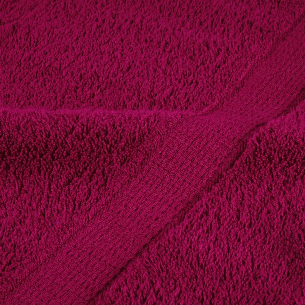 Asciugamani da sauna premium SOLUND 10 pezzi Bordeaux 80x200 cm 600 g/m2