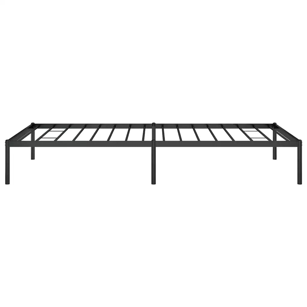 Giroletto-Struttura Letto in Metallo Nero 100x200 cm 511463
