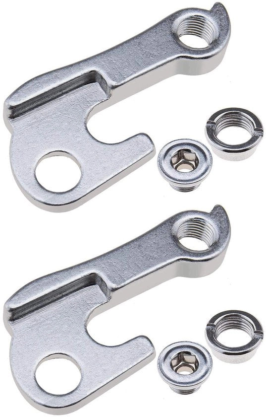 Derailleur Hanger 2 pezzi - Lega di alluminio - Bicicletta
