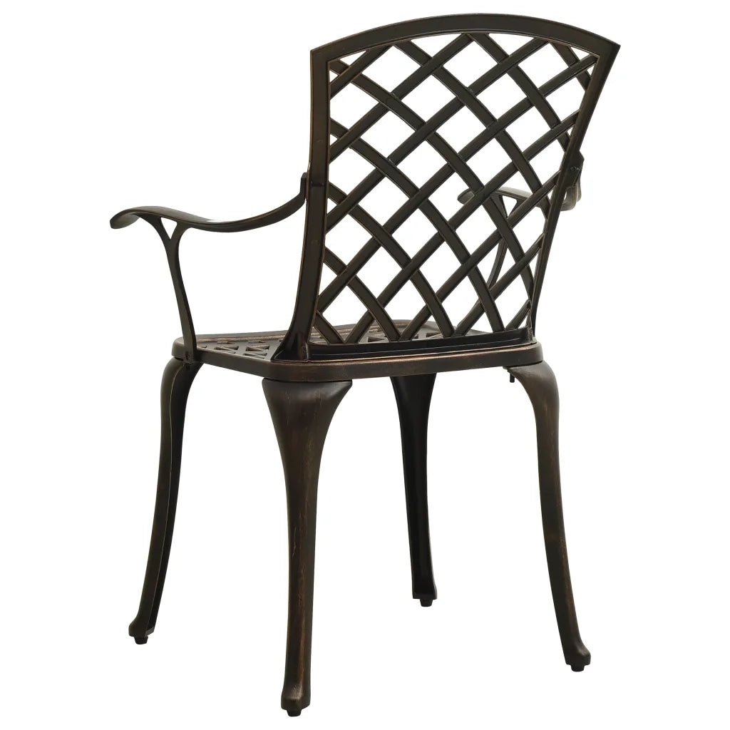 Set da Bistrot 3 pz in Alluminio Pressofuso Bronzo 3070580