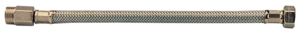 10pz flessibili in alluminio prolungato maschio /femmina 1/2 cm. 40 cod:ferx.25190