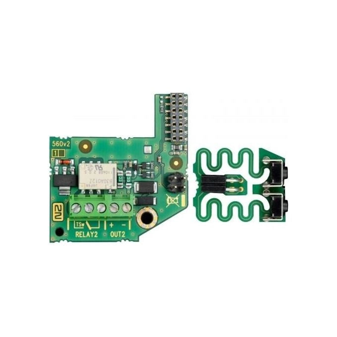 2N 9151010 Switch Ausiliario Tamper Rele' Aggiuntivo per Citofoni IP Force IP Safety Helios IP colore Nero Verde
