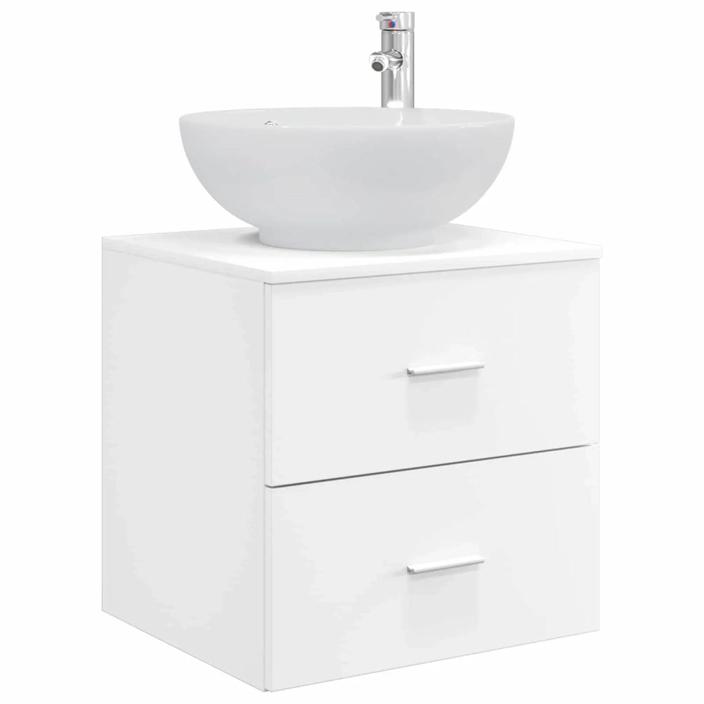 Set di mobili per il bagno 4 pz Bianco 3406935