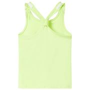 Canotta da Bambina Giallo Neon 128 11152