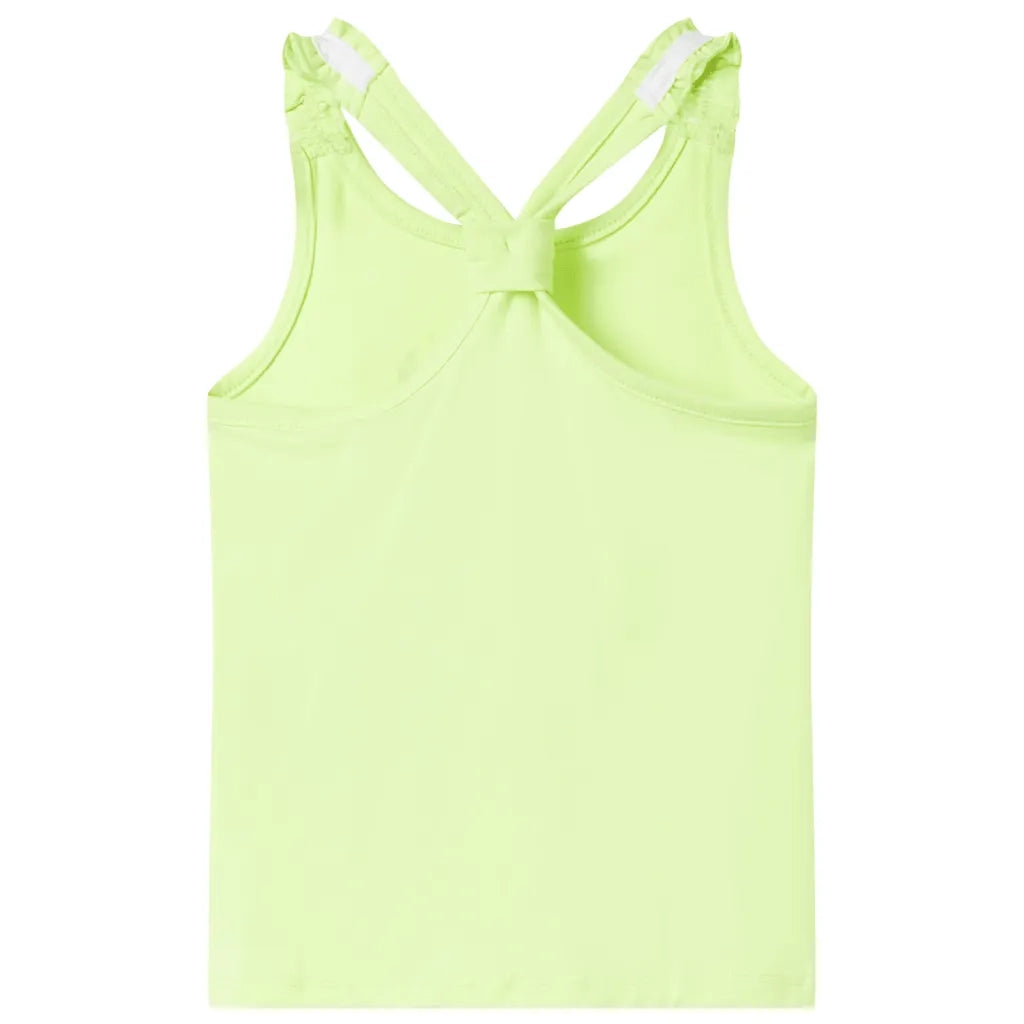 Canotta da Bambina Giallo Neon 128 11152