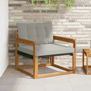 Set di divani da esterno Legno di Acacia Massello e Textilene 3436315