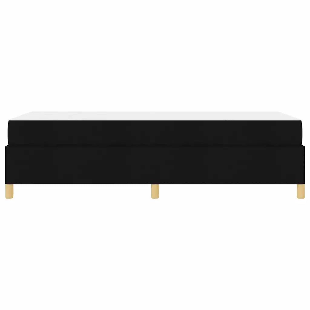 Struttura del letto con materasso Nero 90 x 200 cm Tessuto 3398908