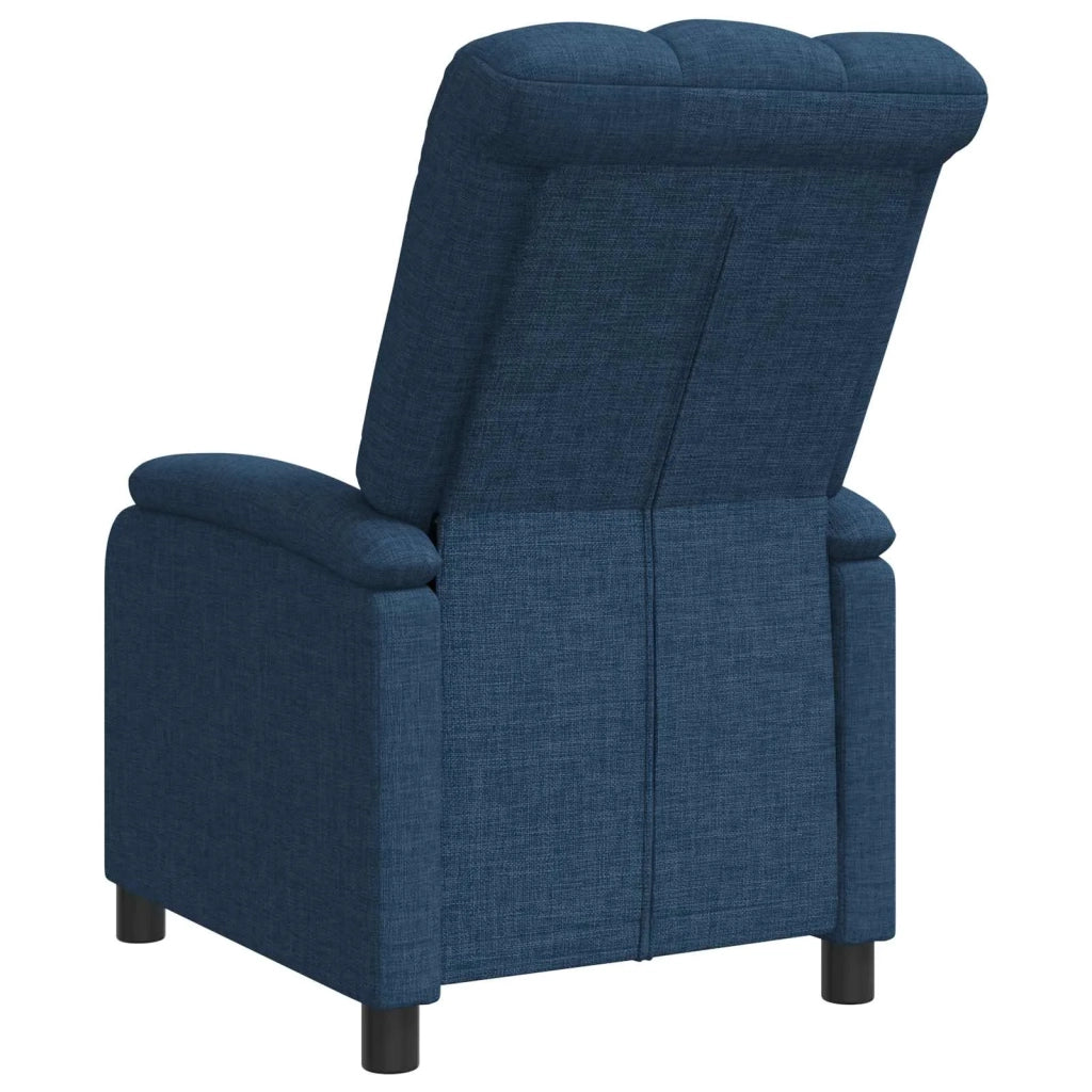 Poltrona reclinabile Blu Tessuto 42034965