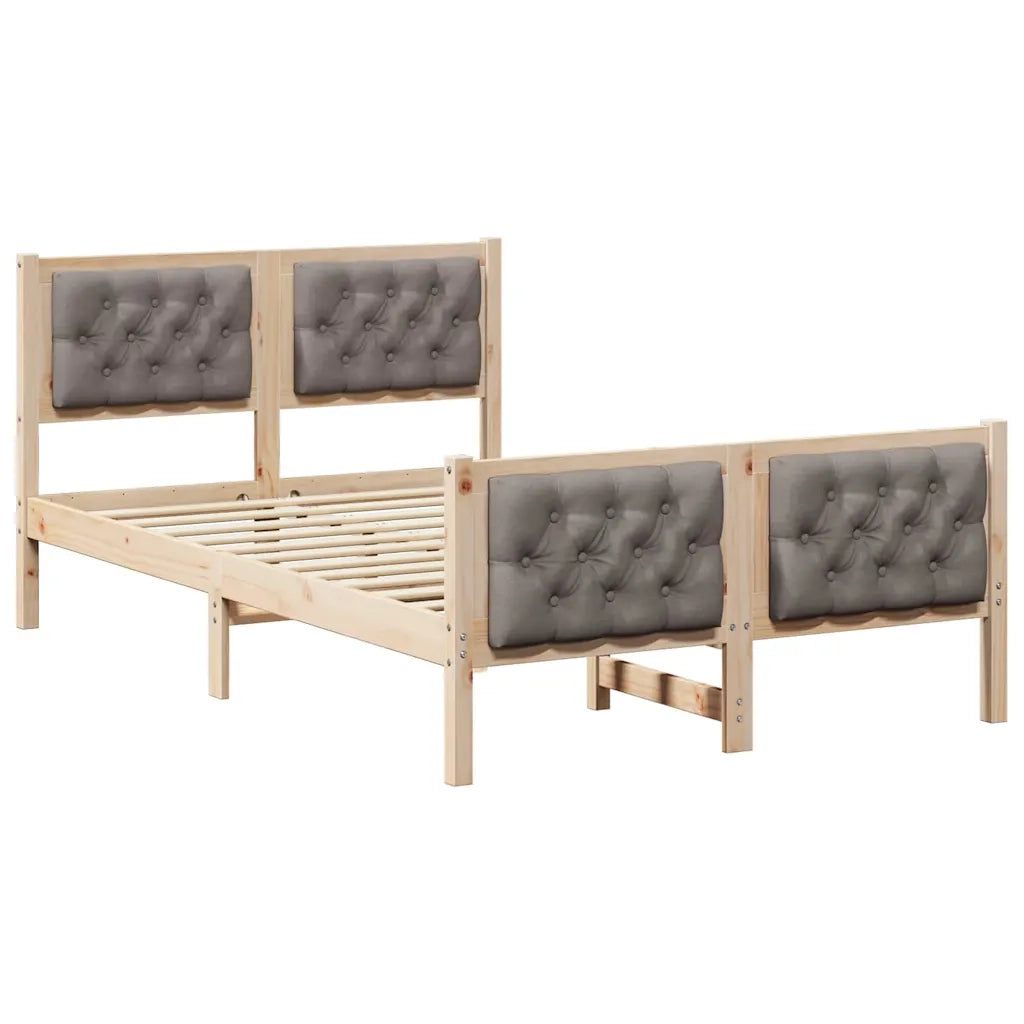 Struttura del letto-Giroletto Talpa 135 x 190 cm Pino massello 513309
