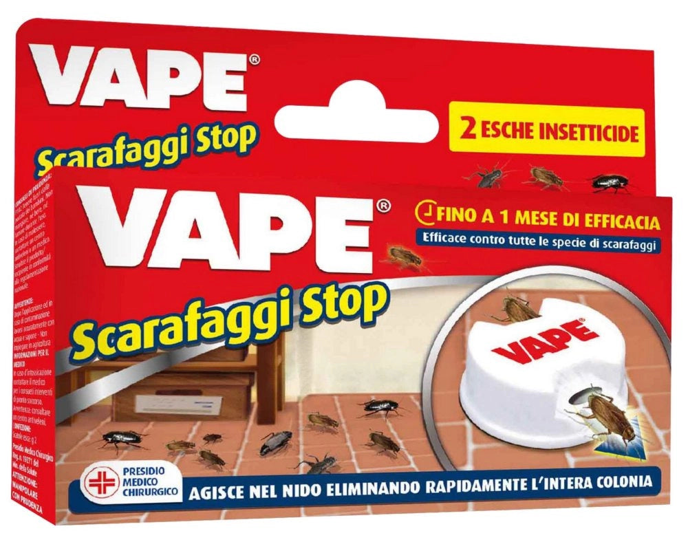 12pz vape esca scarafaggi stop 2 pz cod:ferx.95433