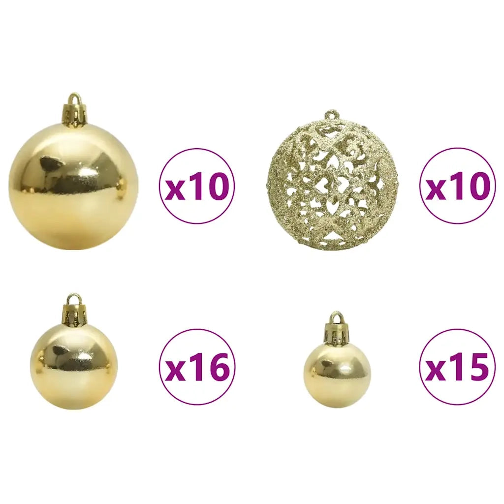 Albero di Natale artificiale con 300 LED Verde 210 cm 3395563