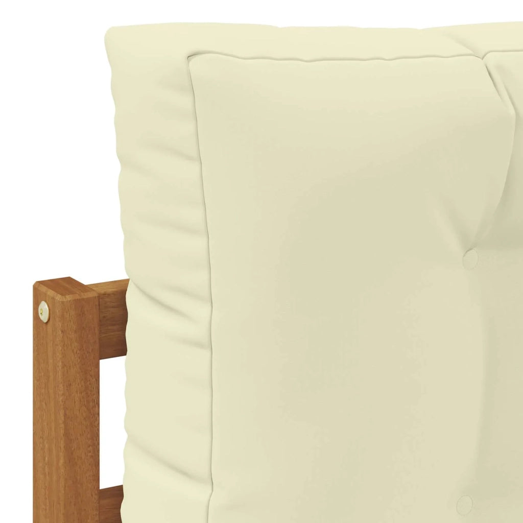 Set di divani da esterno con cuscino 8 pcs Naturale e Crema 3373670