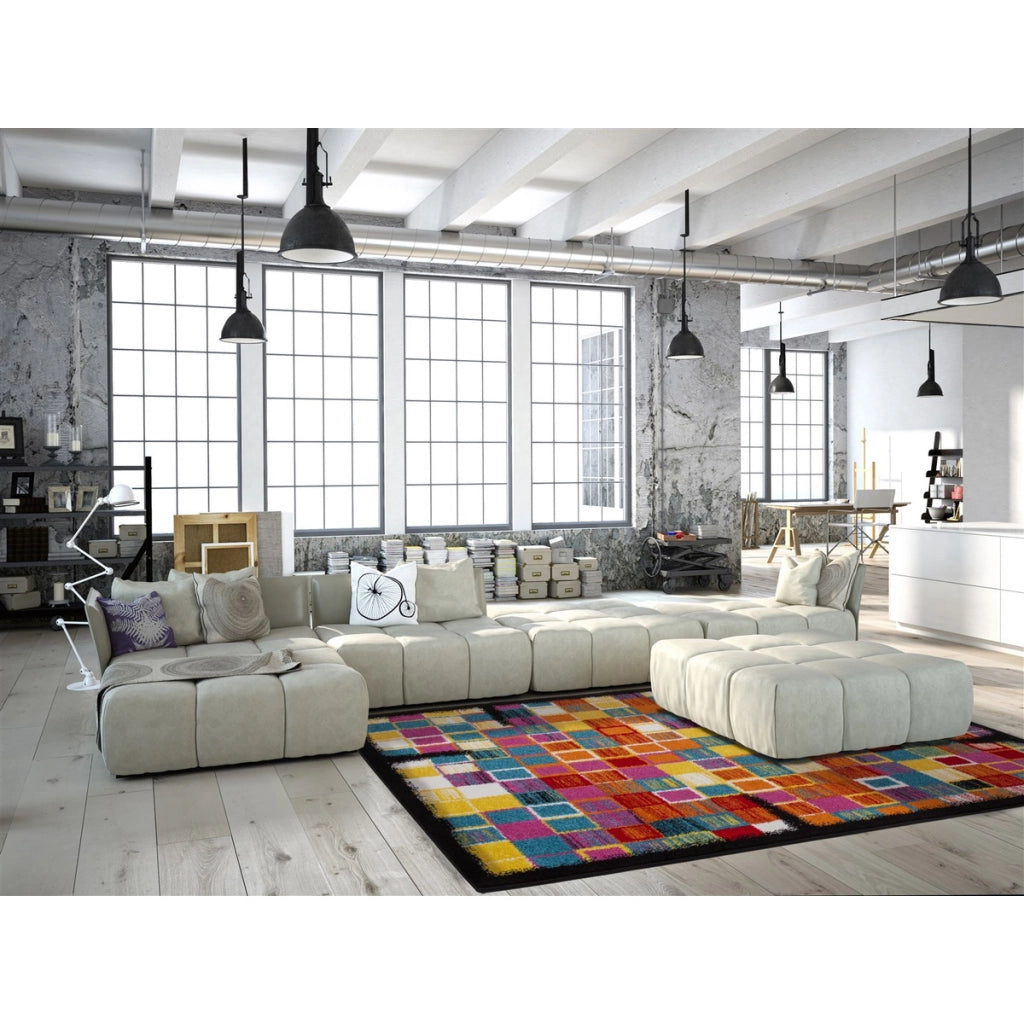 Tappeto moderno Caribbean Guayama 275 multicolore