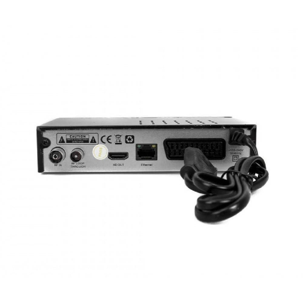 Trade Shop - Ricevitore Digitale Terrestre T2 H.265 Decoder Tv Smart Tv Dg-t003 Telecomando -