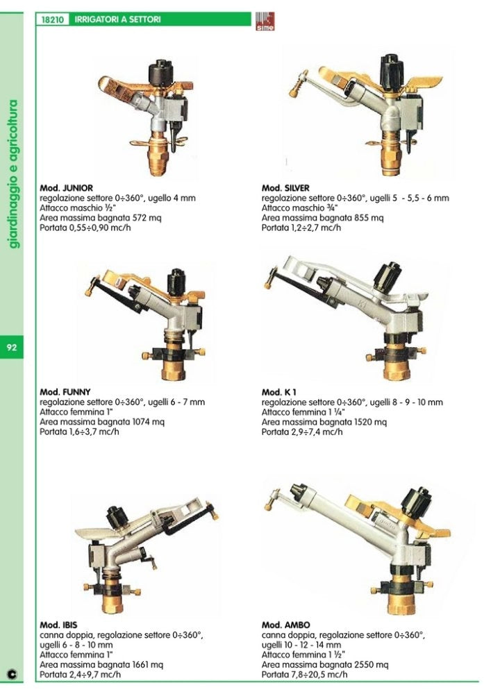 1pz pl irrigatore junior a settore 1/2 cod:ferx.62298