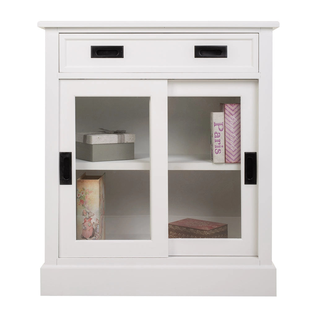 Mobile da ingresso in legno bianco 80x40x90,5h