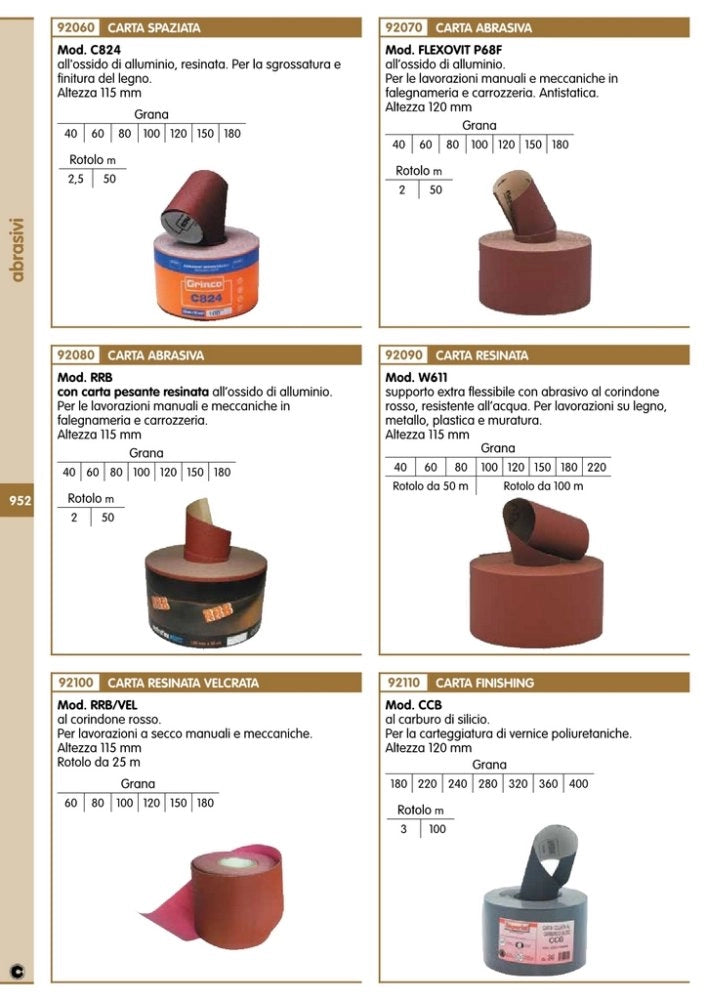 50ml carta vetro pesante mod.gringo/rrb dimensioni h.115 mm gr. 80 cod:ferx.94057
