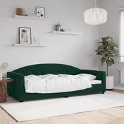 Letto da Giorno Verde Scuro 90x200 cm in Velluto 354138