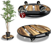 Supporto per piante - 14+14" Caddy per piante con ruote a rotolamento