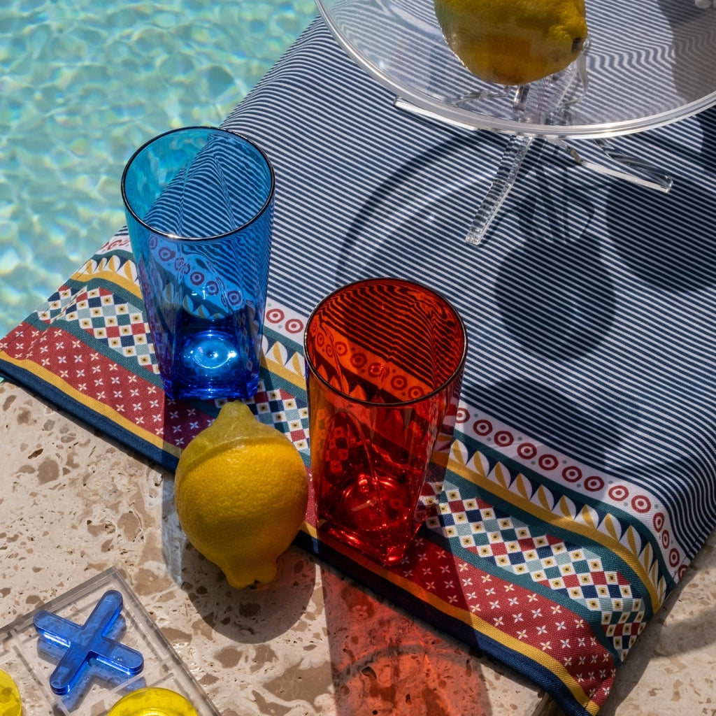TUMBLER BICCHIERI ALTI SET 6 PEZZI MULTICOLOR