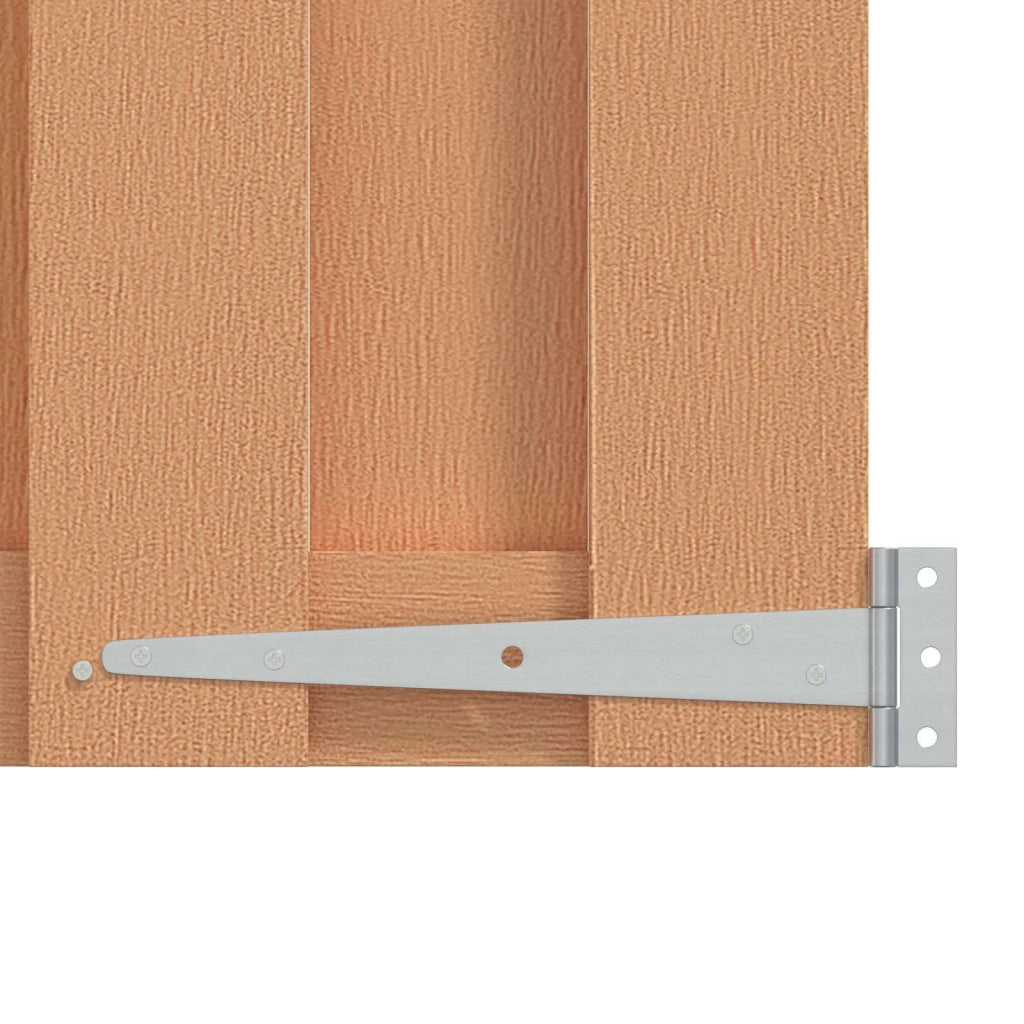 Cancello da giardino 100 x 100 cm WPC e Alluminio Marrone CFW4256176