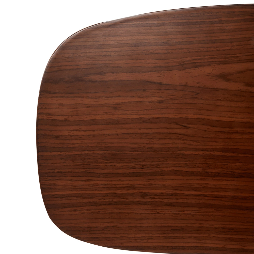 Sedia da ufficio in lino grigio chiaro e struttura in legno scuro arredamento da ufficio elegante