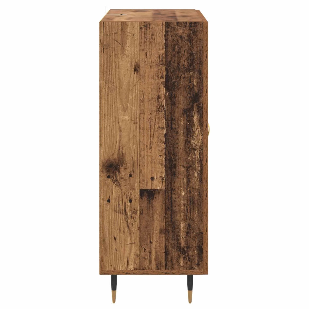 Credenza | Madia | Buffet da pranzo | Armadio da pranzo Legno vecchio 69,5 x 34 x 90 cm Legno multistrato