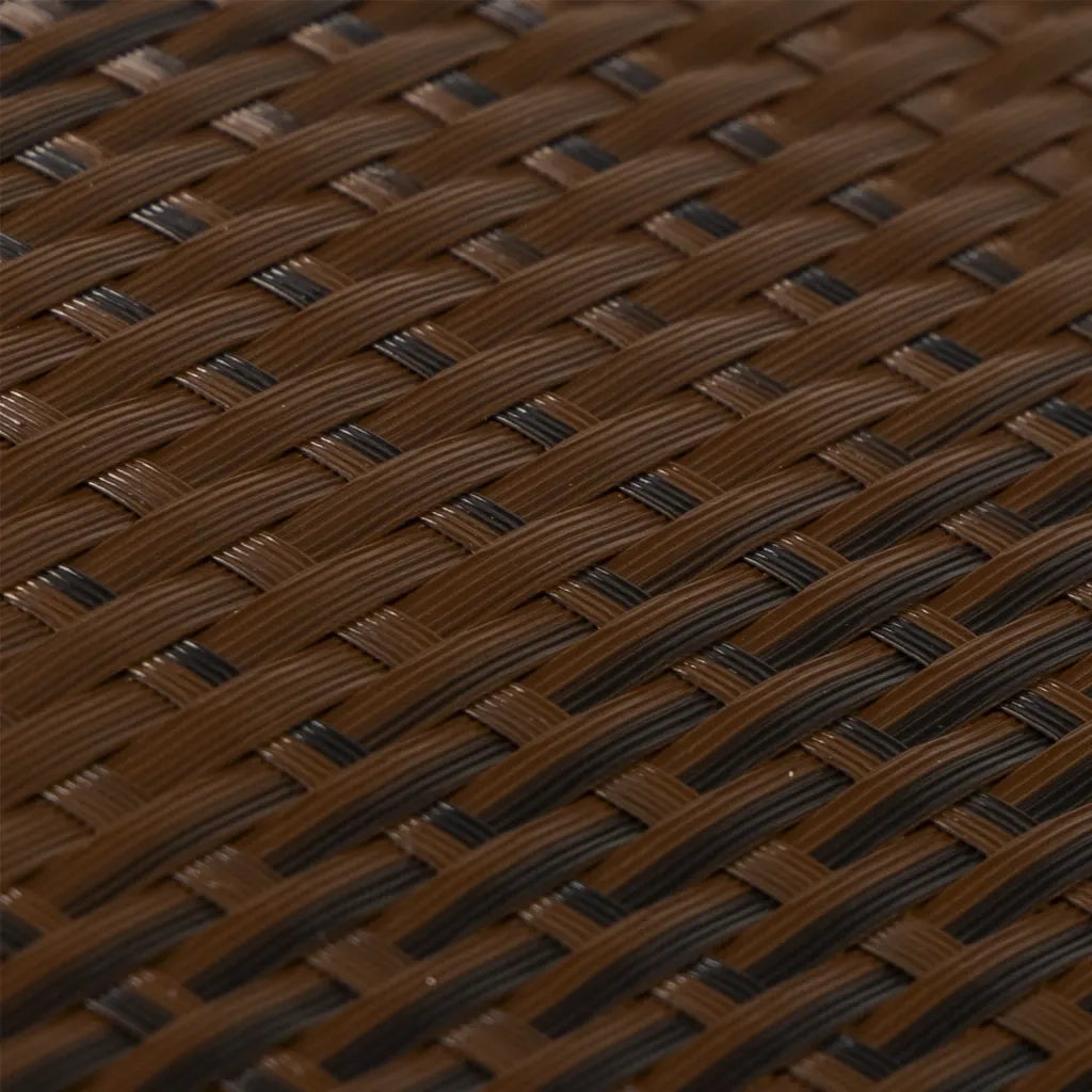 Schermo da balcone | Paravento da Balcone Marrone e Nero 600x90 cm in Polyrattan