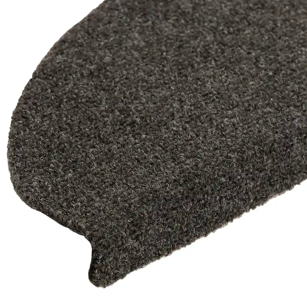 Tappetini per scale autoadesivi 5 pz | Gradini per Scale 65x21x4 cm antracite semicircolari grandi