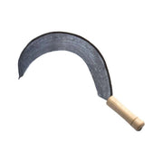 Falci Falciola Extra Larga 555 mm Lama Acciaio Forgiato Curvatura Stretta Manico Legno Attrezzo da Giardino
