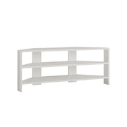 Porta TV in legno "ThalesCorner" - 110 x 36 x 45 cm - Bianco