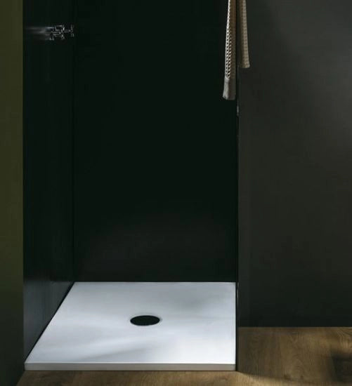 Piatto doccia in ceramica UNIKO alto 3 cm - Azzurra - Misura: 70 x 140 x 3h (tortora)