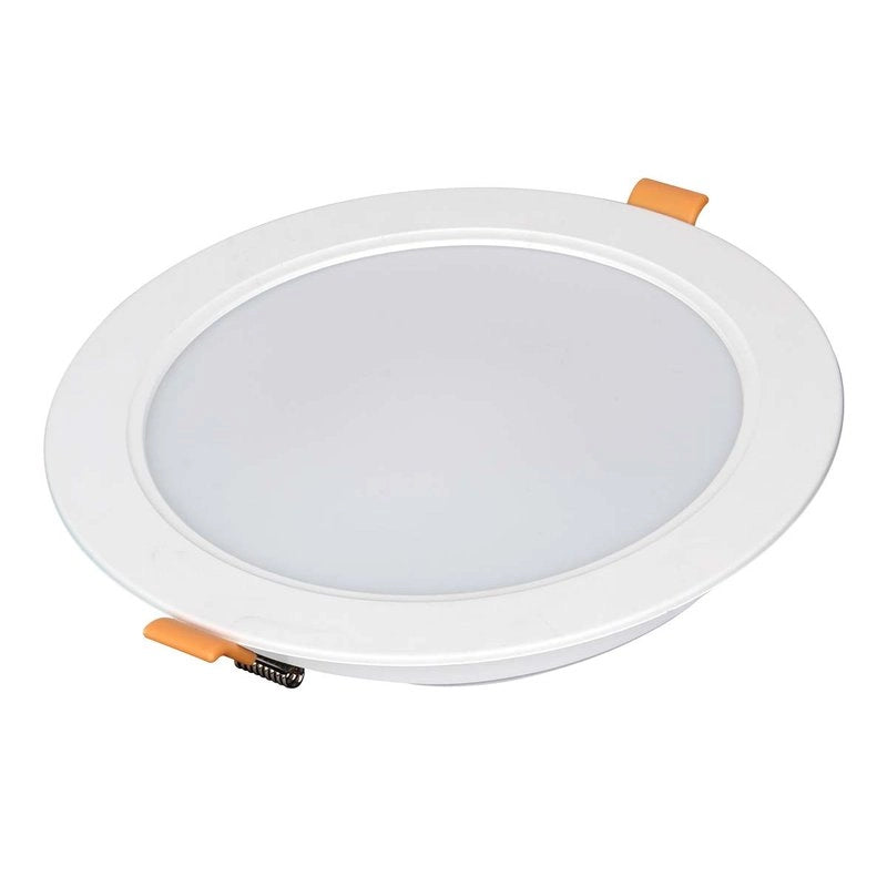 Faretto Led Da Incasso Rotondo 24W 2400LM Freddo 6000K Diametro 225mm Montaggio 2 In 1 Da Plafone e Da Incasso